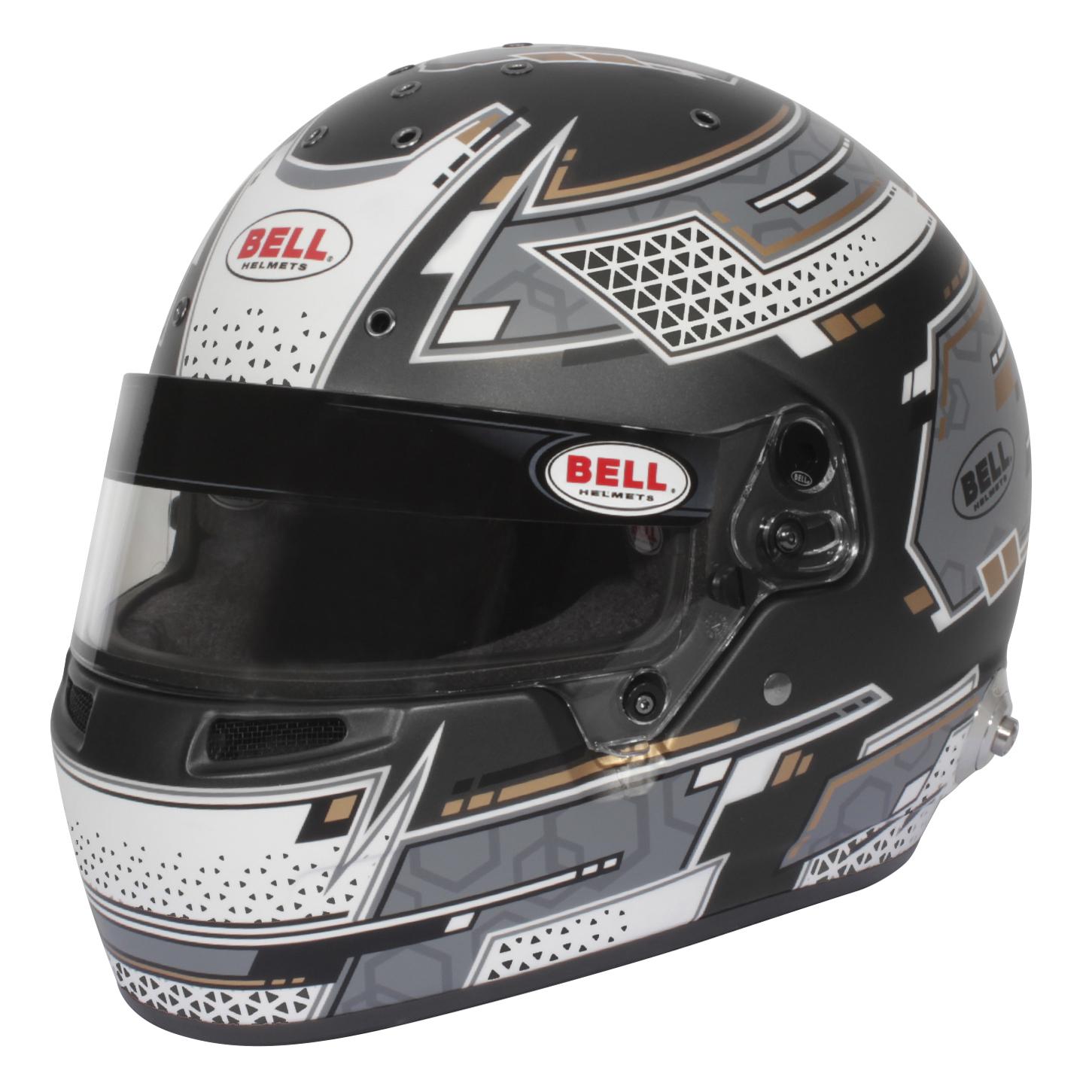 Bell RS7 Pro Helmet Stamina Grey - FIA Approved