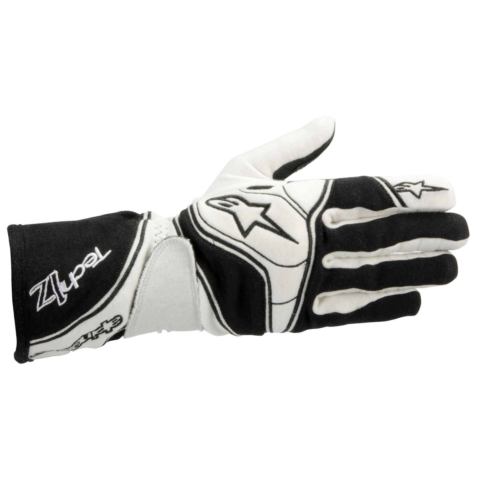 Alpinestars Tech 1-Z Race Gloves Black White