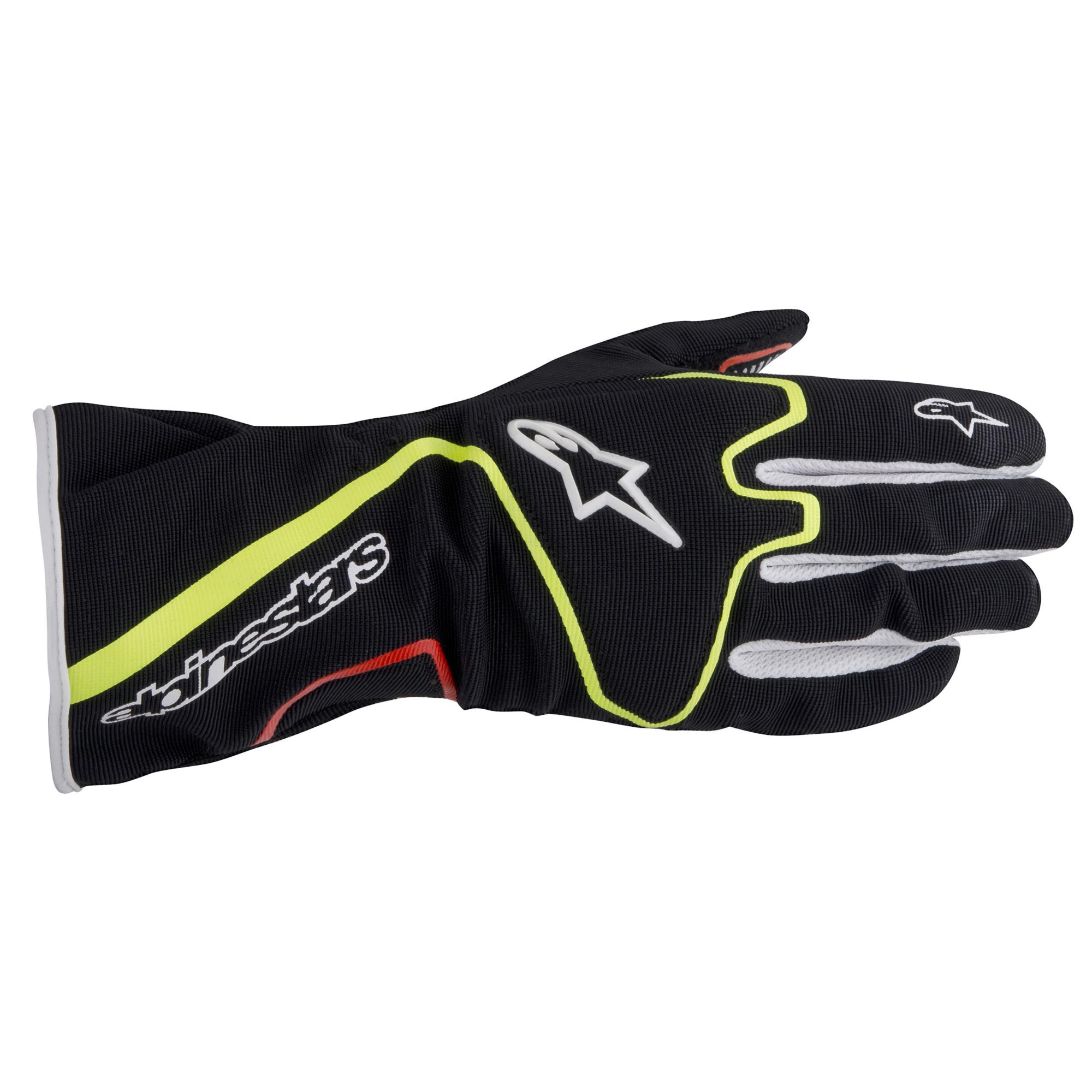 Alpinestars Tech 1-K Race Kart Gloves Black/Yellow