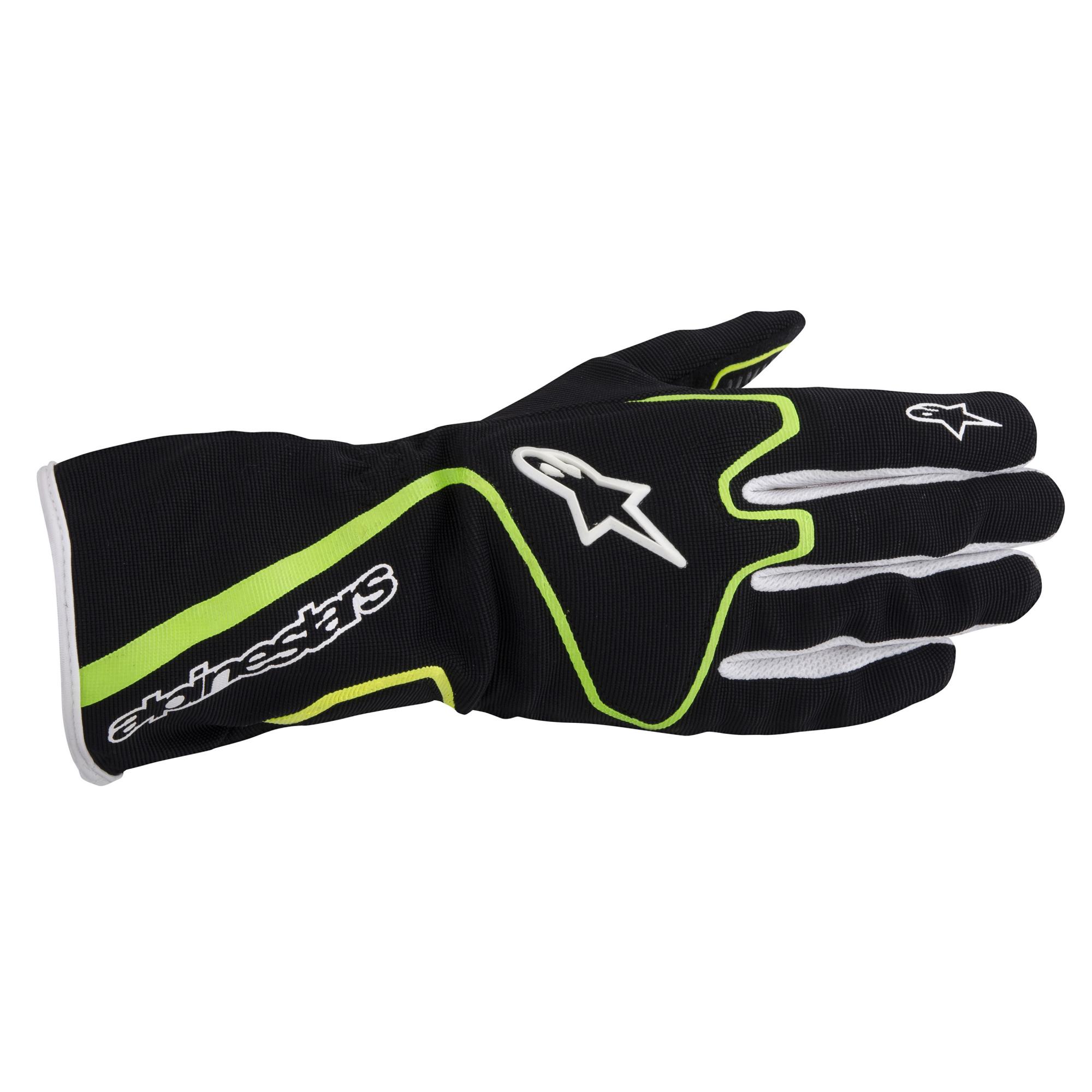 Alpinestars Tech 1-K Race Kart Gloves Black/Green