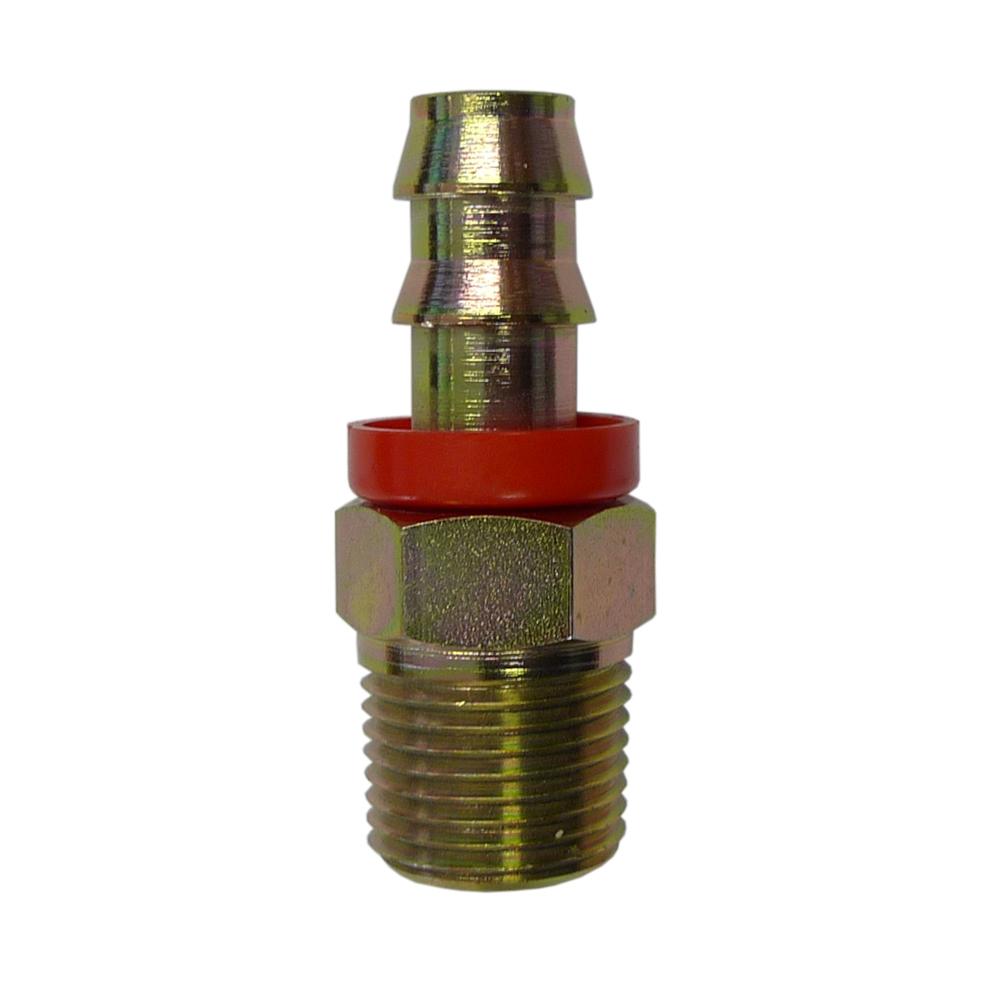 Straight Firtree Hose Union 1/2NPT Male For 1/2 Inch Hose