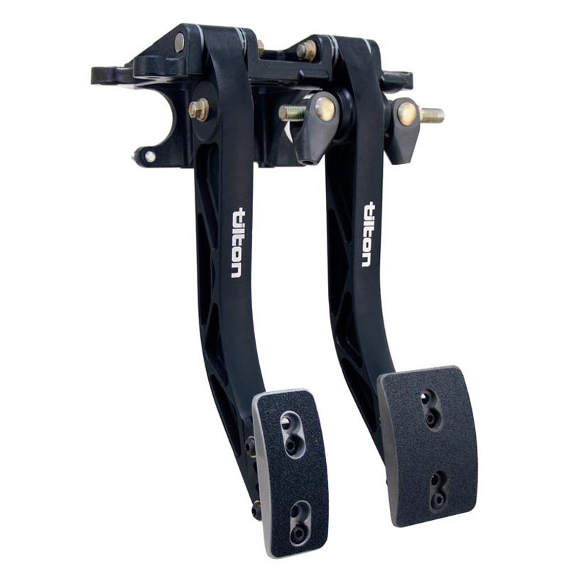 Tilton Pedal Assembly Bulkhead Mounted with 2 Aluminium Pedals (72-607)