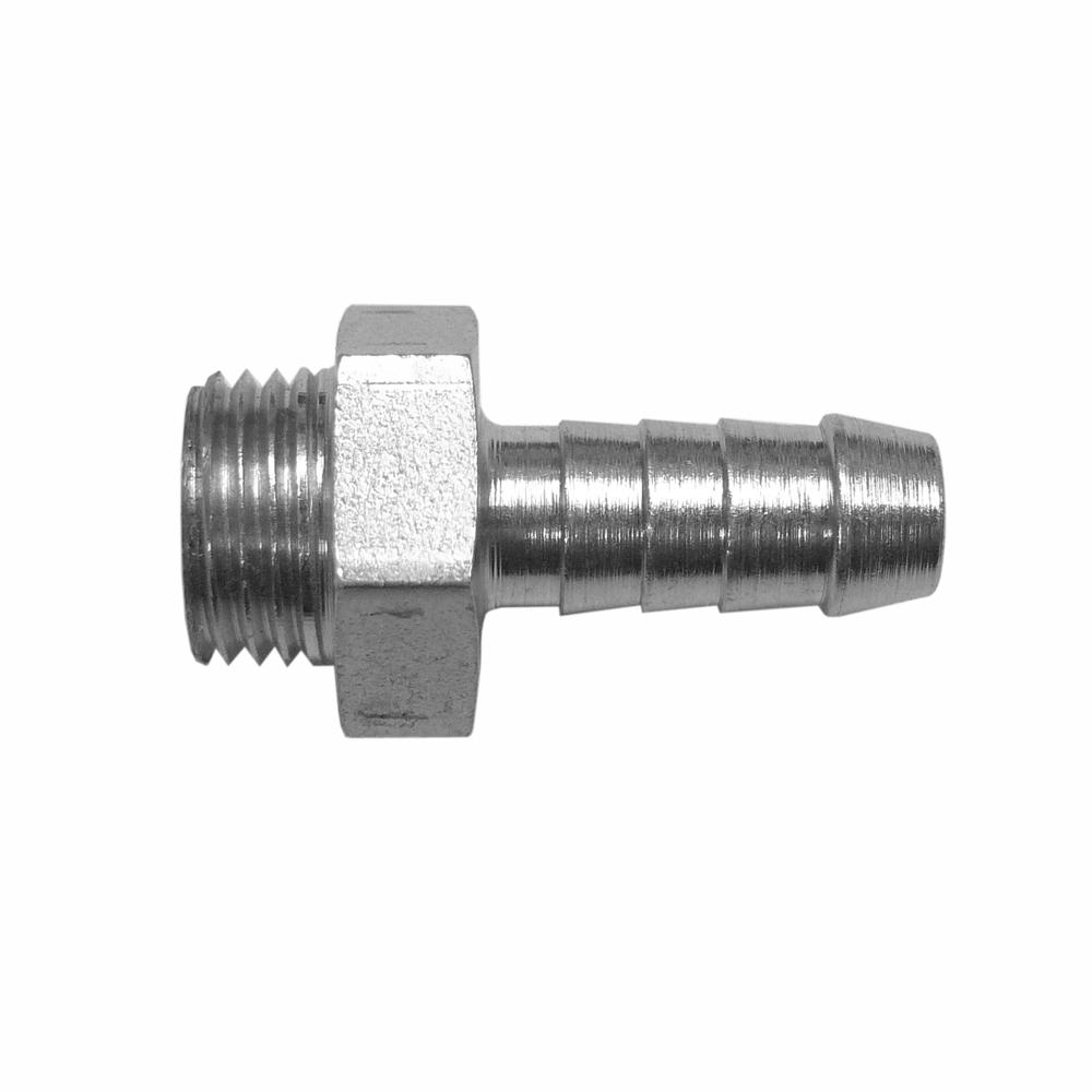 Straight Hose Union 1/4BSP Male For 1/4 Inch Bore Hose