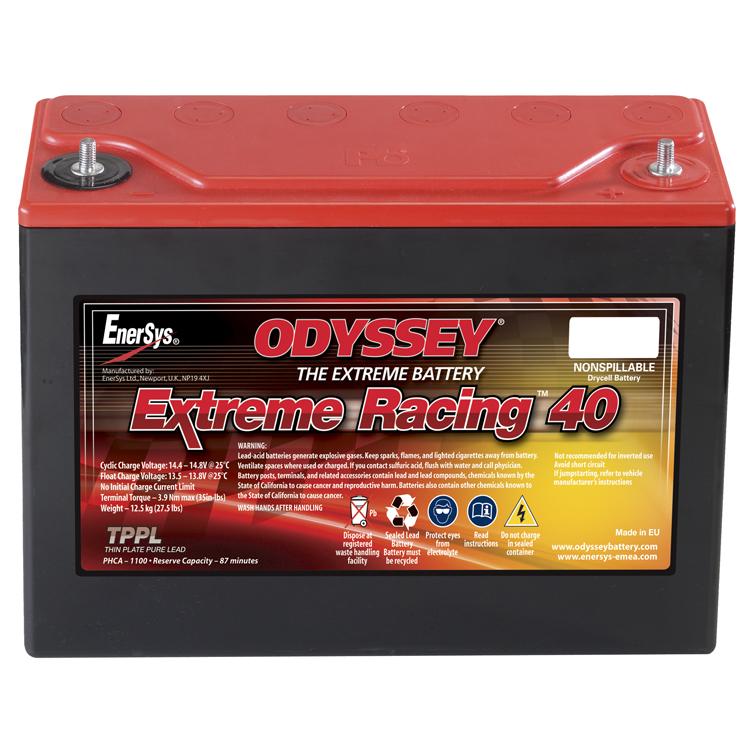 Odyssey Extreme Racing 15 Race/Oval/Rally/Motorsport/Dry Cell PC370 Battery 