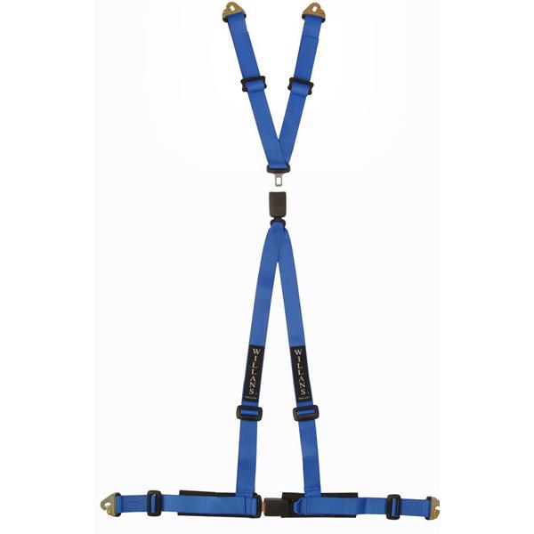 Willans Supersport Harness 4 Point With Detachable Tail