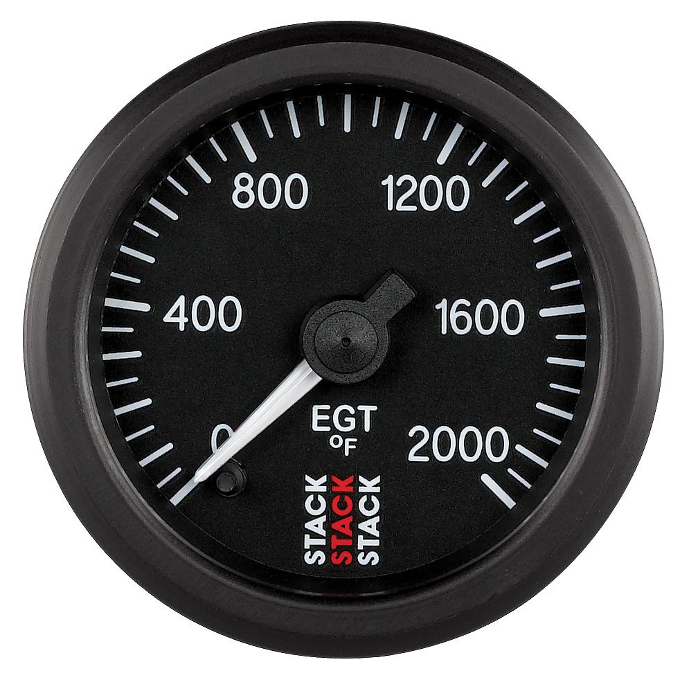 Stack Professional Exhaust Gas Temp. Gauge 0 to 2000°F