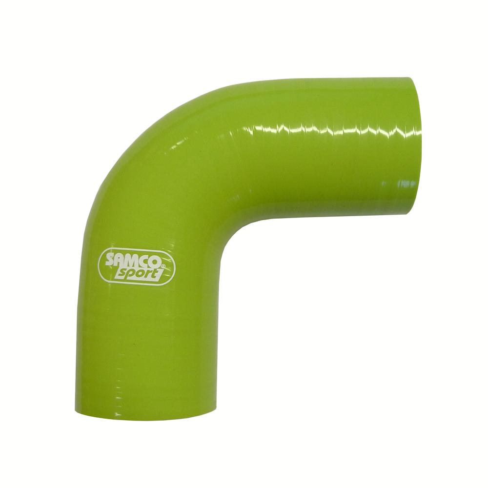 Samco 45mm 90 Degree Silicone Hose Elbow in Light Green