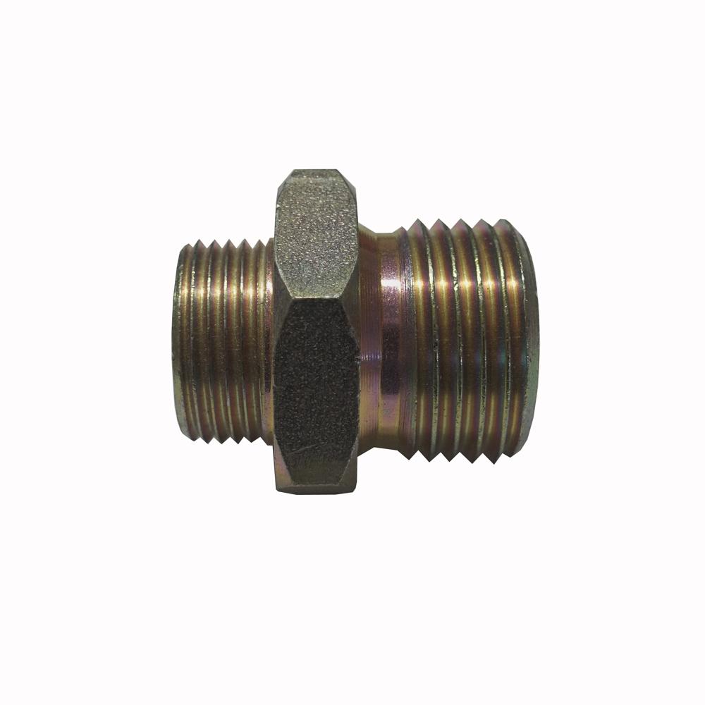 1/2" BSP to 11/16" UNF Male to Male Steel Adaptor