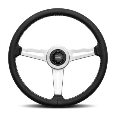 Momo Retro Steering Wheel with Leather Rim