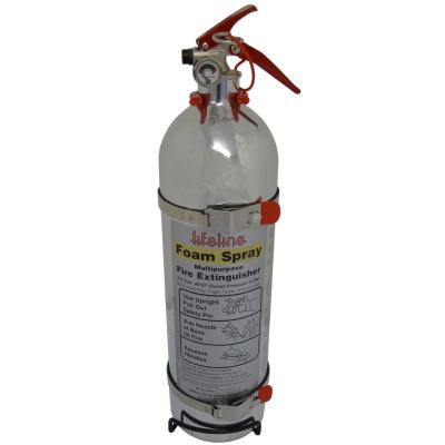 Lifeline Fire Extinguisher 2.4 Litre Hand Held Polished Bottle