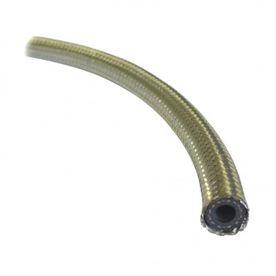 Stainless Steel Braided Rubber Fuel Hose DIN 73379 Rated (Per Metre)