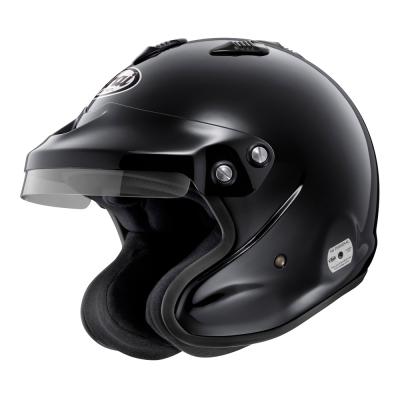 Arai GP-Jet 3 Open Face Helmet in Black FIA 8859-2015 Approved