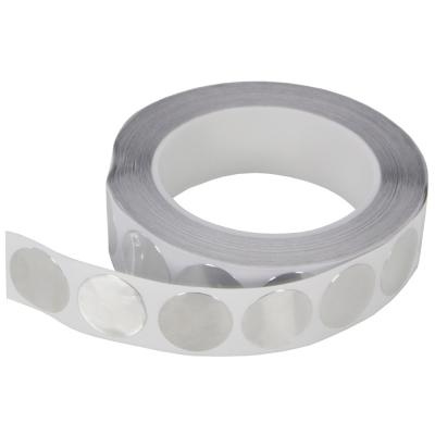 Self Adhesive Aluminium Foil Tape Discs - 25mm Diameter