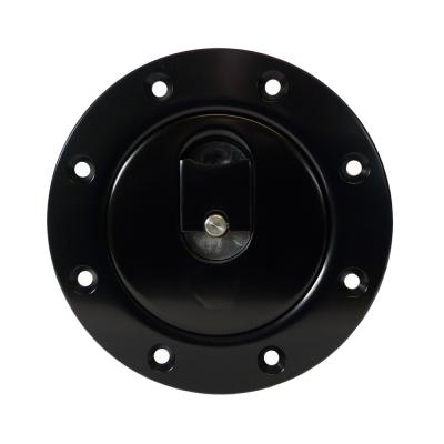 Flush Fitting Fuel Cap 120mm Diameter Black