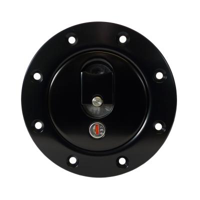 Flush Fitting Fuel Cap 120mm Diameter Lockable Black