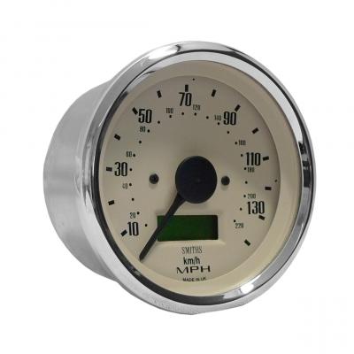 Smiths Classic Speedometer (Speedo) 80mm Diameter Magnolia Face SN-5234-10CB