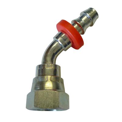 Firtree Hose Union 45 Degree 1/4BSP Female To 1/4 Inch Push-Fit