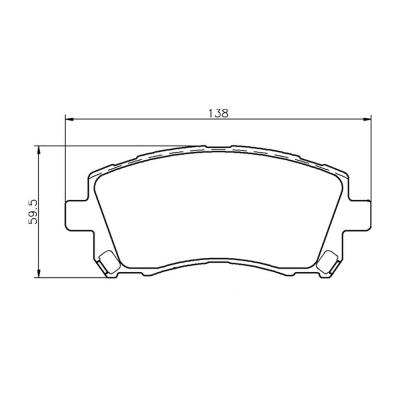 Mintex Racing Brake Pads MDB1794-M1144 For Subaru/Toyota