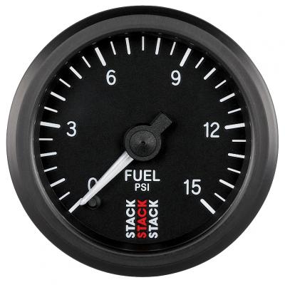 Stack Fuel Pressure Gauge 0-15 Psi