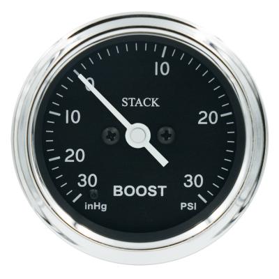 Stack Classic Boost Pressure Gauge -30InHg to +30 Psi