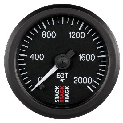 Stack Exhaust Gas Temperature Gauge 0-2000 Degrees F