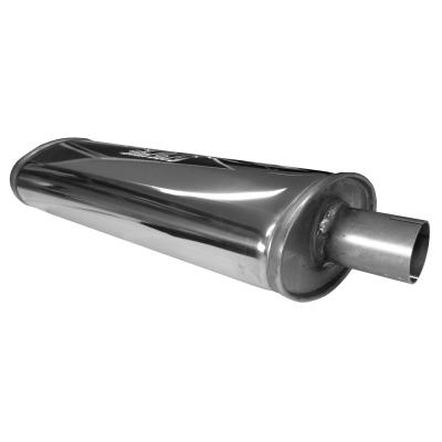 Jetex Big Oval Stainless Silencer 420mm 2 Inch
