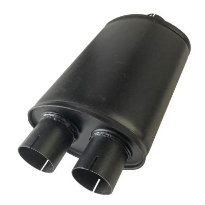 Jetex Oval Silencer 3 Inch Inlet with Two Outlets