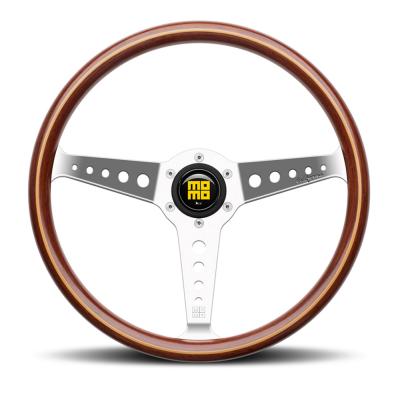 Momo Heritage California Steering Wheel with Mahogany Woodrim